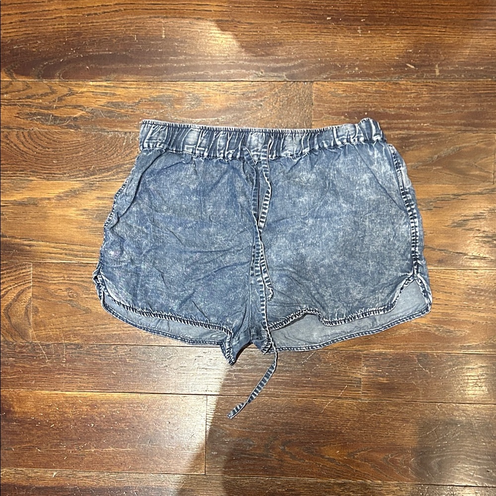 Forever 21 Washed Blue Jean Shorts